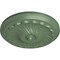 Ekena Millwork Flower Spiral Ceiling Medallion (Fits Canopies up to 2"), 12 1/4"OD x 2 1/4"P, Athenian Green CM12FLAGF - alternate 2